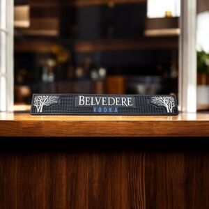 Belvedere Vodka Rubber Bar Rail Spil Mat